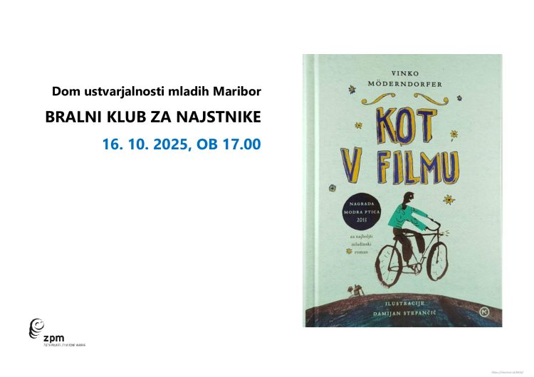 BRALNI KLUB ZA NAJSTNIKE – prvo srečanje, oktober 2025