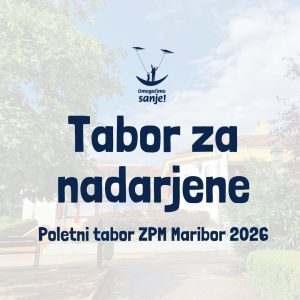 Poletni tabor za nadarjene učence 2026